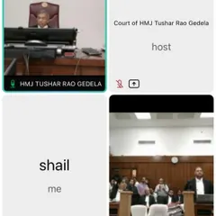 A screenshot from the virtual hearing of the Delhi Land Reforms Act case. This shows my appearance before the Hon'ble Judge, navigating the hybrid model of modern litigation.