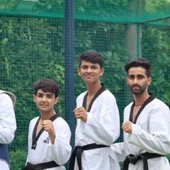 Team Aryans. A group of our black belt athletes, united and ready to work.