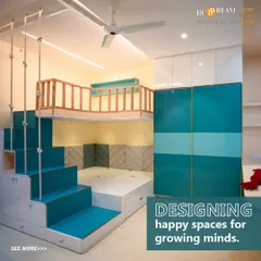 For this family, we created a complete kids' room solution in one compact unit. This custom bunk bed features integrated staircase drawers for toys, a comfortable sleeping area, and a playful design, proving that you don't need a large room to have it all.