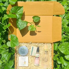 Gift fabulously this season with our new handcrafted skincare hamper. The beautiful, eco-friendly box is filled with natural products for a complete pampering experience.