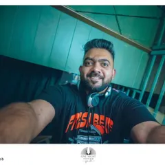 A quick selfie from the DJ booth. Always smiling when I'm playing the classics that I love.