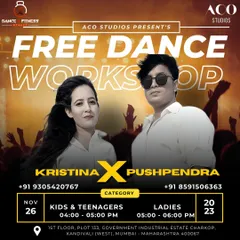 An example of a free dance workshop we hosted for kids, teens, and ladies. Keep an eye out for these events to get a taste of our classes at no cost.