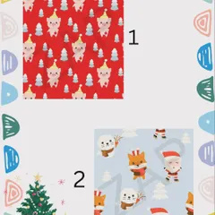Our latest Christmas prints are here. Choose from adorable little pigs in Santa hats or a winter wonderland scene to have a unique outfit made for the holidays.