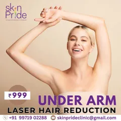 Tired of dealing with underarm hair? Our safe and painless underarm laser hair reduction treatment is available for a special price of just ₹999.