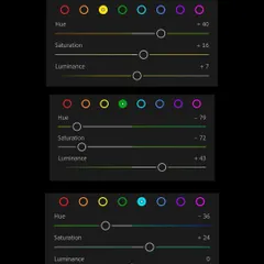 This is a peek into my Lightroom editing workflow. I'll walk you through tools like the Color Mix panel to show you how to precisely control the hue, saturation, and luminance of every color in your image to create a specific look.