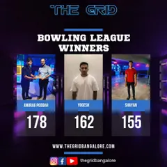 Congratulations to our Bowling League Champions. A huge shoutout to Anurag, Yogesh, and Shayan for their incredible performance this season.
