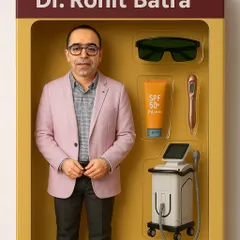 While I don't wear a cape, I do come equipped with the best tools in dermatology. This is a fun look at the essentials of my practice: advanced laser technology, protective SPF, and the expertise to create a personalized treatment plan for your skin and hair goals.
