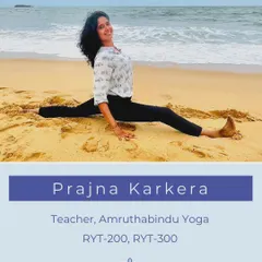 Meet Prajna Karkera, an internationally certified advanced Hatha yoga teacher. With a passion for holistic wellness, she creates dynamic and balanced classes for all levels.