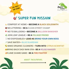 A look at the super fun missions for our Planet Protectors. Kids can choose to become a 'Black Goldsmith' by composting, a 'Blue Guardian' by saving water, or a 'Reuse Ranger' by bringing back dadi-nani era habits.