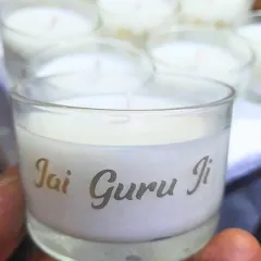 With my Guruji's blessings, I started this journey. These 'Jai Guru Ji' candles are very close to my heart. Each one is a small offering of peace and devotion, perfect for creating a serene and spiritual atmosphere in your sacred space.