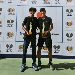Congratulations to our student Vansh on winning the National Series doubles event. This is a huge victory and a stepping stone for his professional tennis journey.