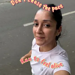 Don't chase the pace. Run to feel alive. The goal is to show up consistently, gently, and fully. Enjoy the process.
