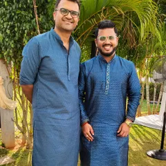 Almost twinning with Anshuman Singh, the co-founder and CEO of Scaler. It was a pleasure to host his brother's wedding and see the fun side of such a successful entrepreneur.
