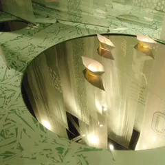 An installation for the 'Cherish' theme, where we created an experience of forest bathing through layered fabrics. Paper boats float on pools of reflection, inviting viewers to be present in the 'now' and find something worth cherishing in the moment.