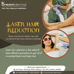 This shows two of the most common areas for laser hair reduction: the legs and underarms. My advanced technology is the safest and most effective procedure to get rid of unwanted facial and body hair, giving you flawless skin.