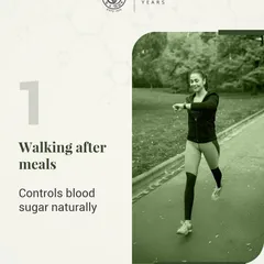A simple habit with profound benefits is walking after meals. This practice helps control blood sugar naturally, aids digestion, and provides a moment of mindful movement in your day.
