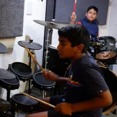 An incredible day at the Bridge with our talented drum students. Every lesson is filled with passion and determination.
