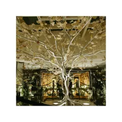 A 'Gold & Glam' mood board featuring a stunning wishing tree. This visual guide helps clients see how different elements will come together to create a cohesive and luxurious theme.