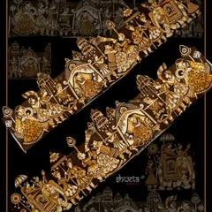 A full baraat procession brought to life on the arms. Every detail, from the doli to the elephants, is crafted to tell a unique wedding story. This is the level of custom art I bring to my bridal clients.