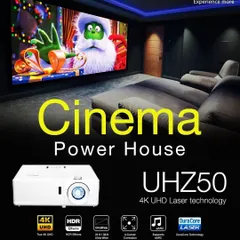 We supply and install cutting-edge 4K UHD laser projectors like the Optoma UHZ50. This technology provides an ultra-performance cinema experience, perfect for both high-end home theatres and professional auditoriums.