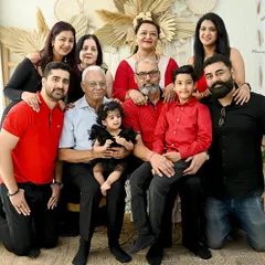 A beautiful moment with three generations. Including grandparents, parents, and siblings in a milestone shoot creates a priceless family heirloom. I love capturing the love that surrounds a new baby.
