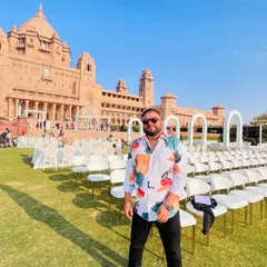A candid moment before the main event at the Umaid Bhawan Palace wedding. The scale of this celebration was breathtaking.