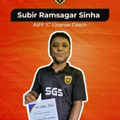 We congratulate Coach Subir Ramasagar Sinha on achieving his AIFF C Licence. We are proud to have certified and dedicated coaches leading our teams.