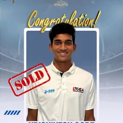 Our batting sensation Hrishikesh Gore joins the Triumph Knights. His all-round abilities are set to make a significant impact on the big stage in Mumbai cricket.