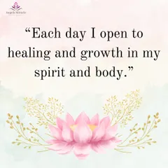 This is a powerful affirmation to start your day. By opening yourself to healing and growth in your spirit and body, you set the intention for renewal and well-being.
