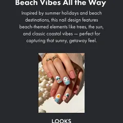 Get the scoop on the hottest summer nail trends. My expert technician, Neelam Jaiswal, was featured in Femina discussing popular looks like this beach-themed nail art.