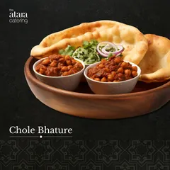 The quintessential North Indian comfort food, Chole Bhature. We serve fluffy bhature with spicy chickpea curry, a favourite for brunches and lunches.