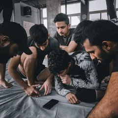 Jiu-jitsu is more than just physical moves; it's a deliberate and detailed study. Here, we are breaking down footage, analyzing techniques, and understanding the 'why' behind every action. This is how you build fight IQ.