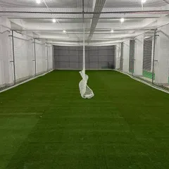 We have indoor turf nets, allowing cricketers to transition directly from their strength work to skill practice. This integrated setup ensures that the power and speed we develop in the gym are immediately applied to batting and bowling.