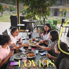 For others, love is chilling with your friends, sharing pizzas and stories, and laughing until your sides hurt. I've got the perfect large tables for your whole squad.