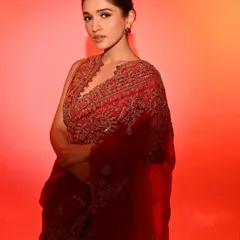 Working with the pretty Nidhi Shah on this look featuring a classic red saree. I went for a timeless, elegant makeup style with a clean bun and softly defined features.