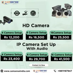 I believe in transparent pricing, so you know exactly what you're getting. Here are my clear, upfront costs for complete HD and IP camera setups, whether you need 4, 8, or 16 cameras for your property.