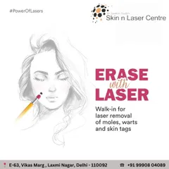 Using the power of lasers, I can help you erase unwanted moles, warts, and skin tags. This is a simple walk-in procedure that provides a clean and permanent solution for these common skin growths.