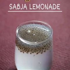 A healthy and refreshing option, my Sabja Lemonade is packed with basil seeds. It's known for its cooling properties and is a great welcome drink for guests.