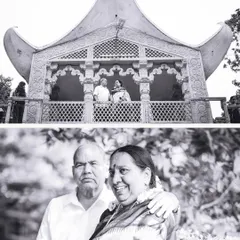 A timeless black and white portrait celebrating 50 years of togetherness. We were honored to capture the deep connection and quiet love of this golden anniversary couple.