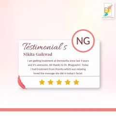 Nikita has been a client for three years and I'm so glad she feels her experience has been awesome. It's especially rewarding to hear that she loved the relaxing massage during her recent facial. It's these details that matter.