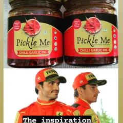 We find inspiration everywhere, even in our favourite F1 drivers. Our Chilli Garlic Oil is as bold and dynamic as the Ferrari team.