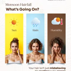 Seasonal changes, especially during the monsoon, can worsen hair fall due to humidity and scalp buildup. My approach is to diagnose the specific reaction your hair is having and fix it with targeted medical treatments.