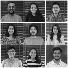 The talented team of architects at our Goa studio. They come from different parts of the country, all sharing a passion for creating timeless and sensible sustainable architecture.