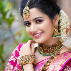 A perfect example of a bridal or festive portfolio shot. The focus here is on the details: the intricate temple jewellery, the flawless makeup, and the genuine, radiant smile. I use soft lighting to create a warm, flattering glow that makes the subject shine.