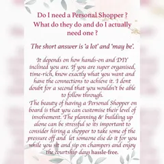 Do you really need a personal shopper? The answer depends on your needs. I can take the pressure off your planning, whether you need full-service trousseau curation or just a bit of expert advice to finalize your choices.