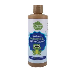 A natural dishwash and bottle cleaner, shot against a white background for clear product presentation.