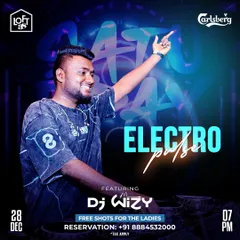 A promotional poster for one of my signature "Electro Pulse" nights. These events focused on delivering high-energy EDM and commercial hits to a weekend crowd.