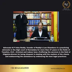 Another look at our founder, who has built Reddy's Law Chambers on a foundation of deep legal knowledge and a dedication to client success.