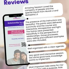 From the beautiful presence of the instructors to the well-organized agenda, our participants have shared so much love. This collection of reviews shows the variety of positive experiences, including group processes, storytelling, and role-play activities.