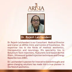 Meet our Consultant Medical Director, Dr. Rajesh Lalchandani. He is a true pioneer in medical aesthetics, specializing in advanced injectables and energy-based devices.